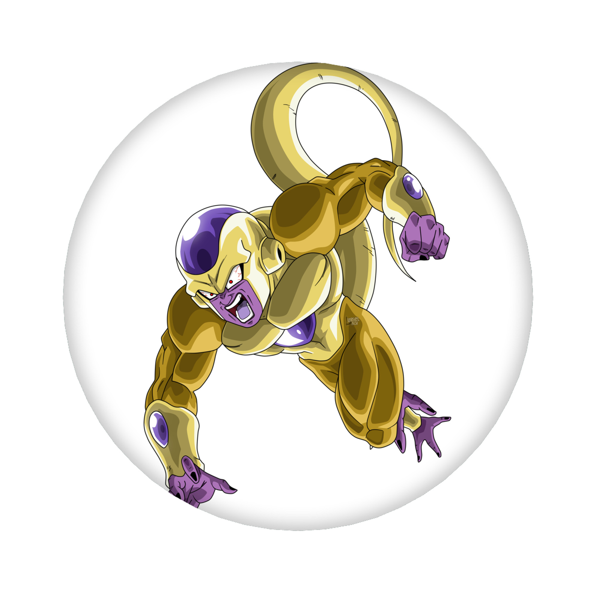 （画像用） ドラゴンボール フリーザ DRAGON BALL Frieza 6cm 缶バッジ 複数セット