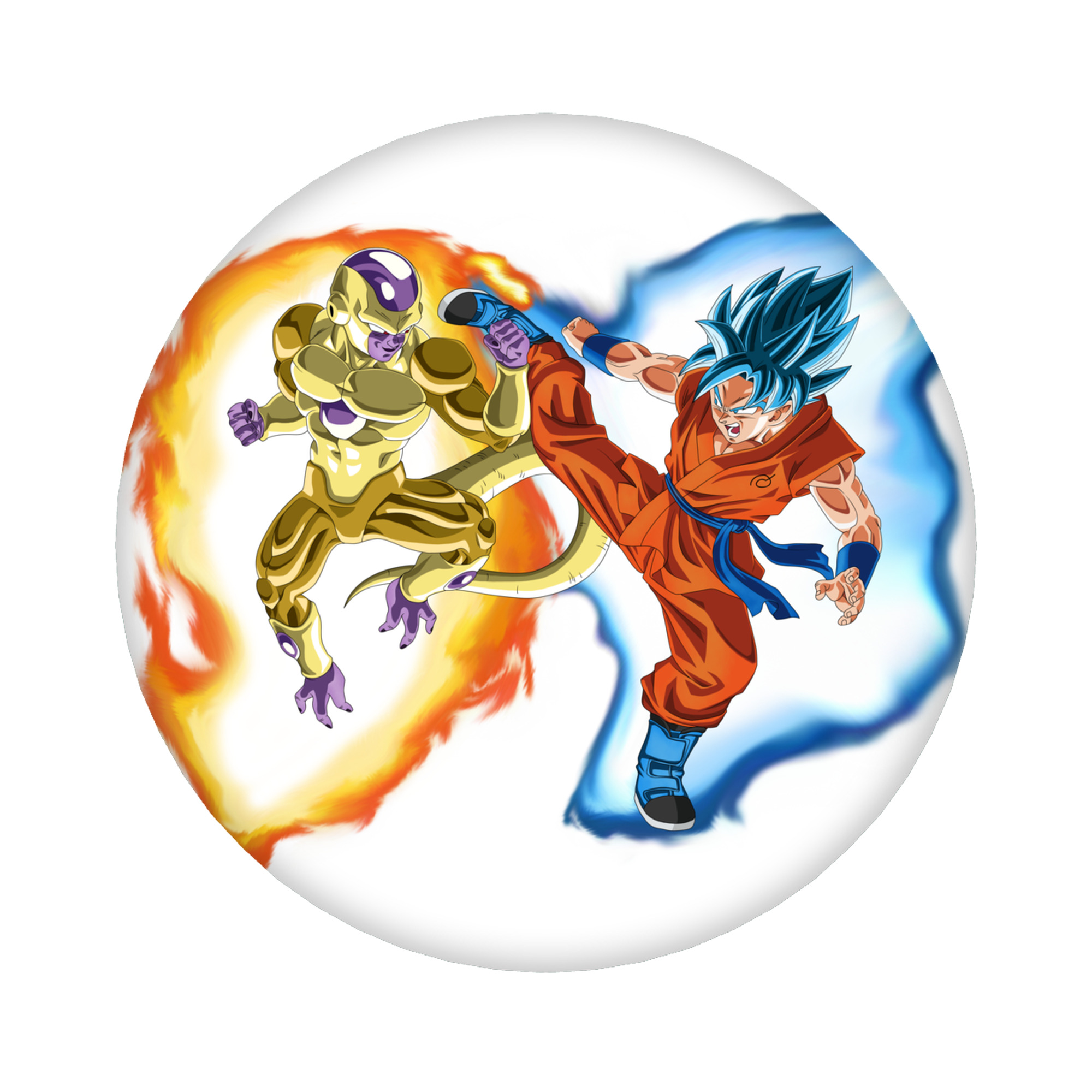（画像用） ドラゴンボール フリーザ DRAGON BALL Frieza 6cm 缶バッジ 複数セット