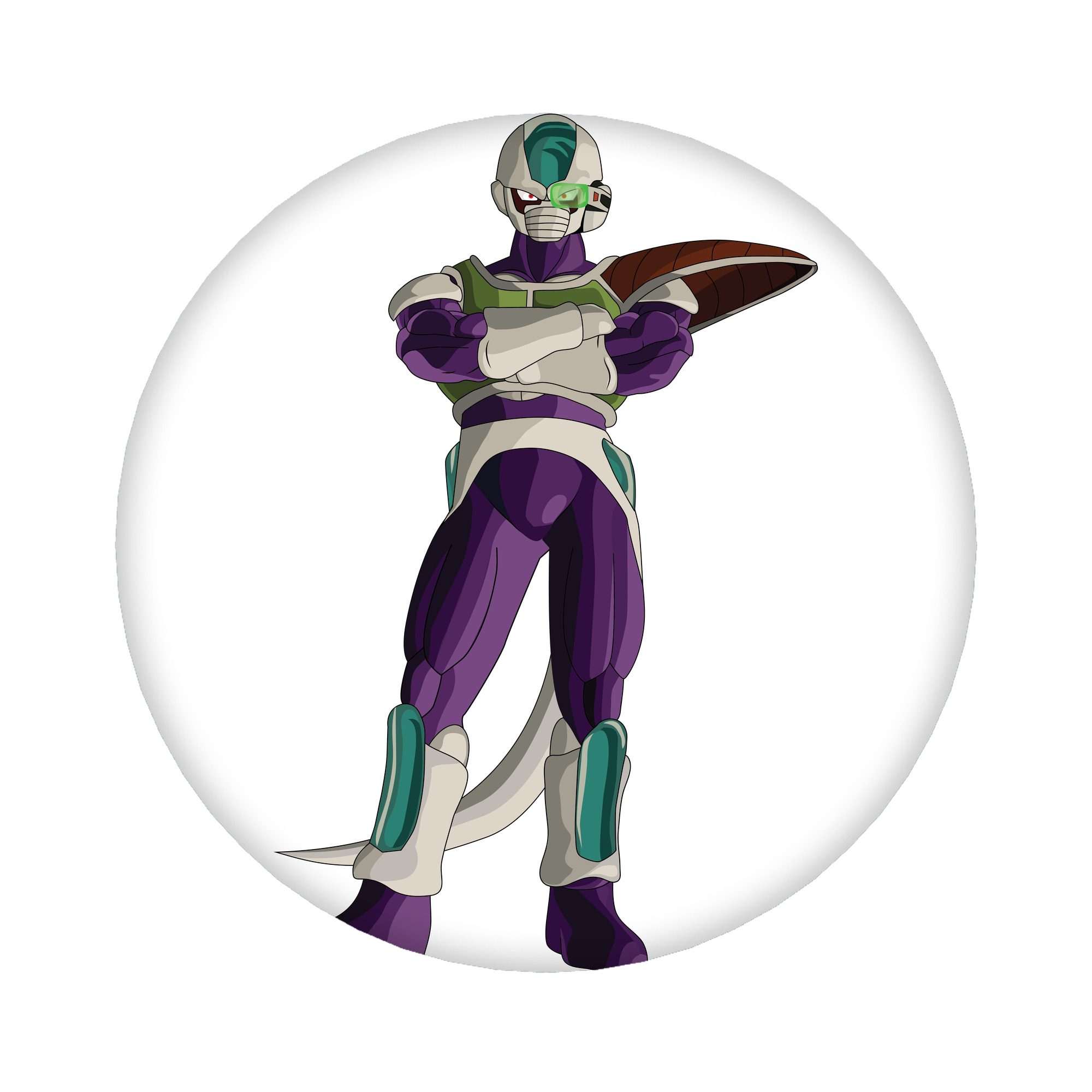 （画像用） ドラゴンボール フリーザ DRAGON BALL Frieza 6cm 缶バッジ 複数セット