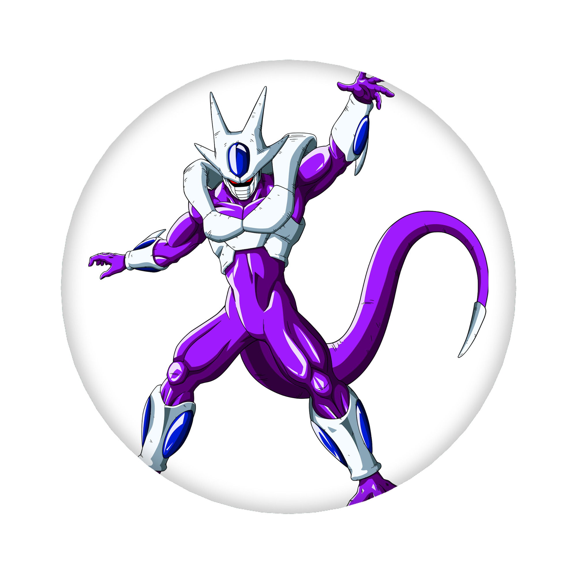 （画像用） ドラゴンボール クウラ DRAGON BALL Cooler Coora 6cm 缶バッジ 複数セット