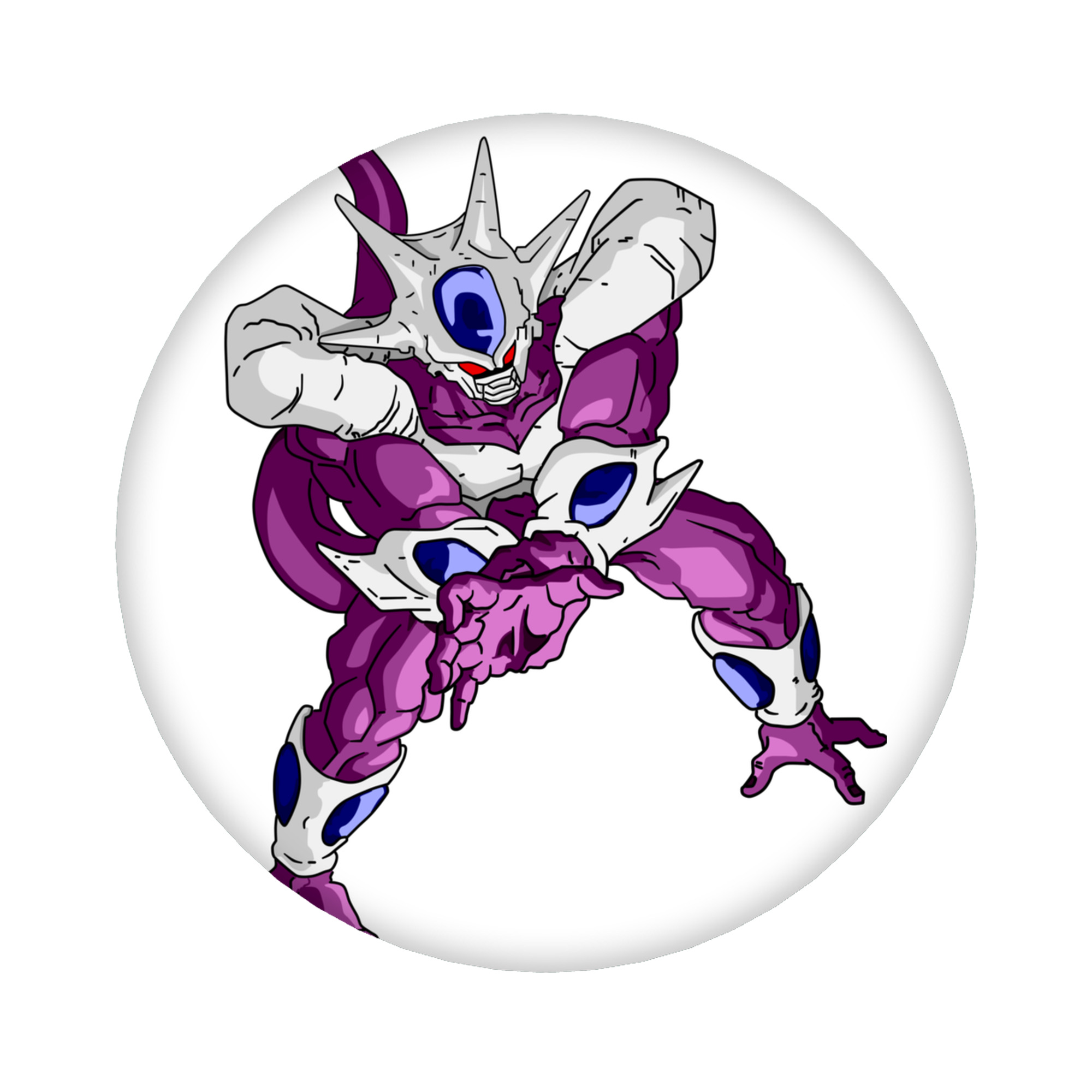 （画像用） ドラゴンボール クウラ DRAGON BALL Cooler Coora 6cm 缶バッジ 複数セット