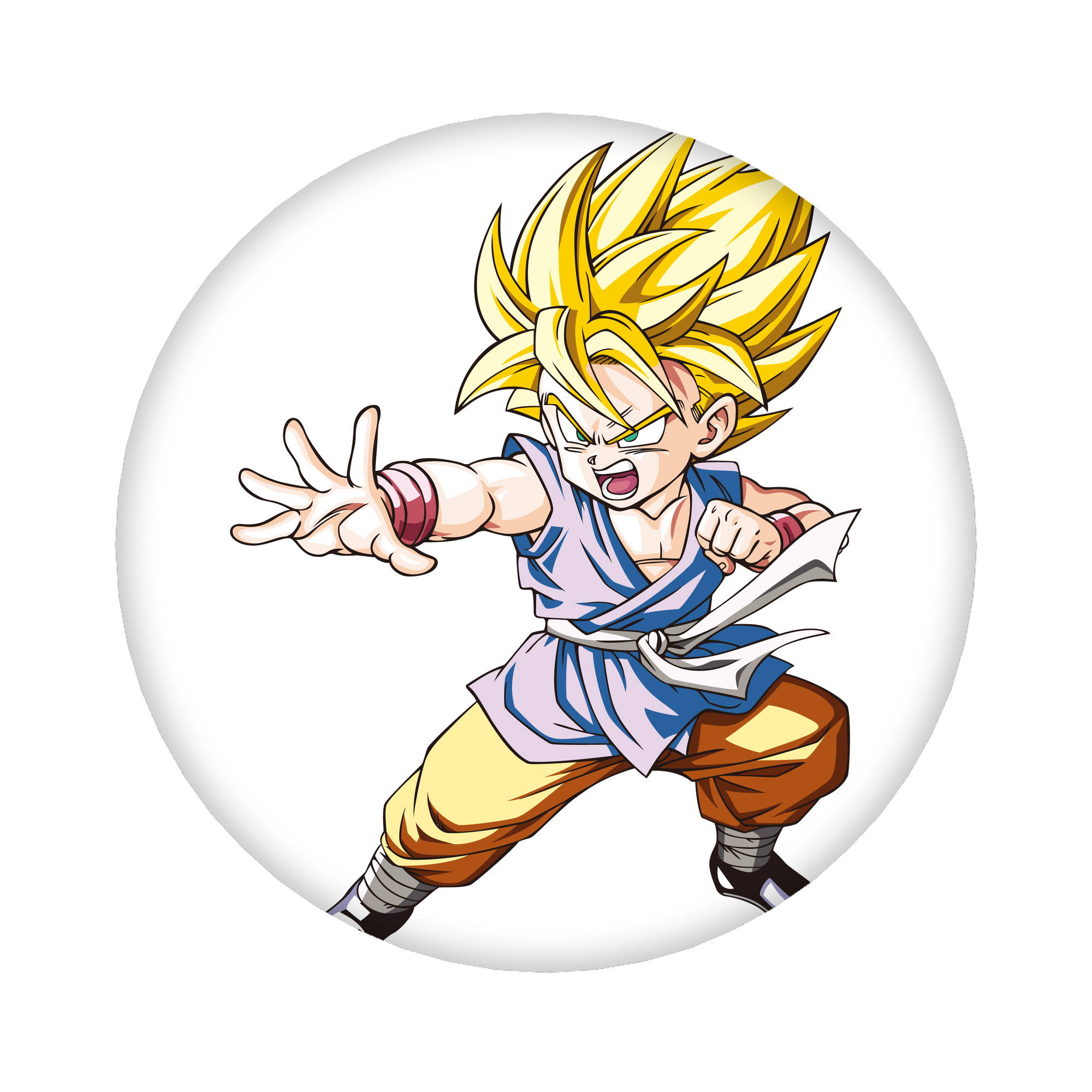 （画像用） ドラゴンボール ベジット DRAGON BALL Vegetto 6cm 缶バッジ 複数セット