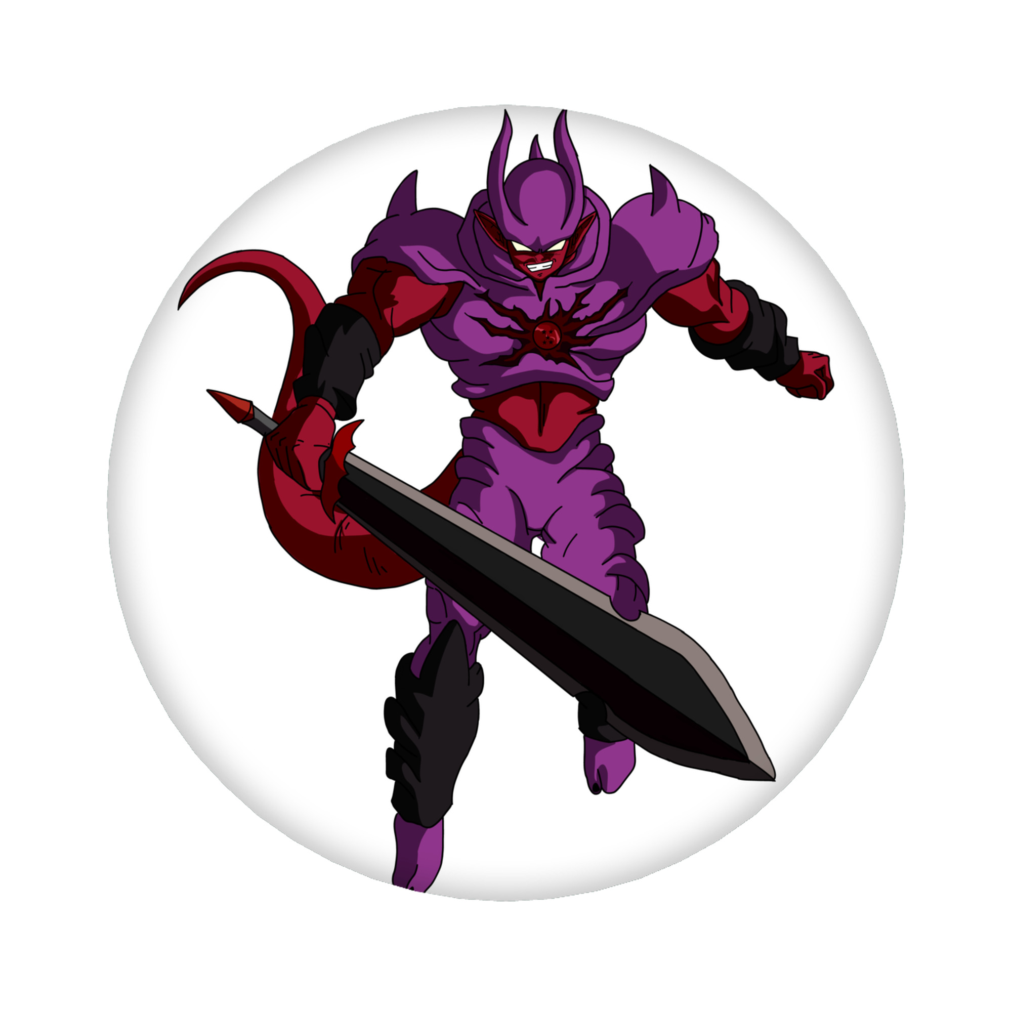 （画像用） ドラゴンボール ジャネンバ DRAGON BALL Janemba 6cm 缶バッジ 複数セット