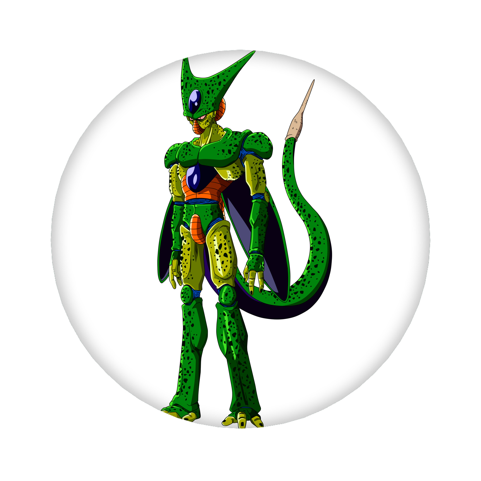 （画像用） ドラゴンボール セル DRAGON BALL Cell 6cm 缶バッジ 複数セット