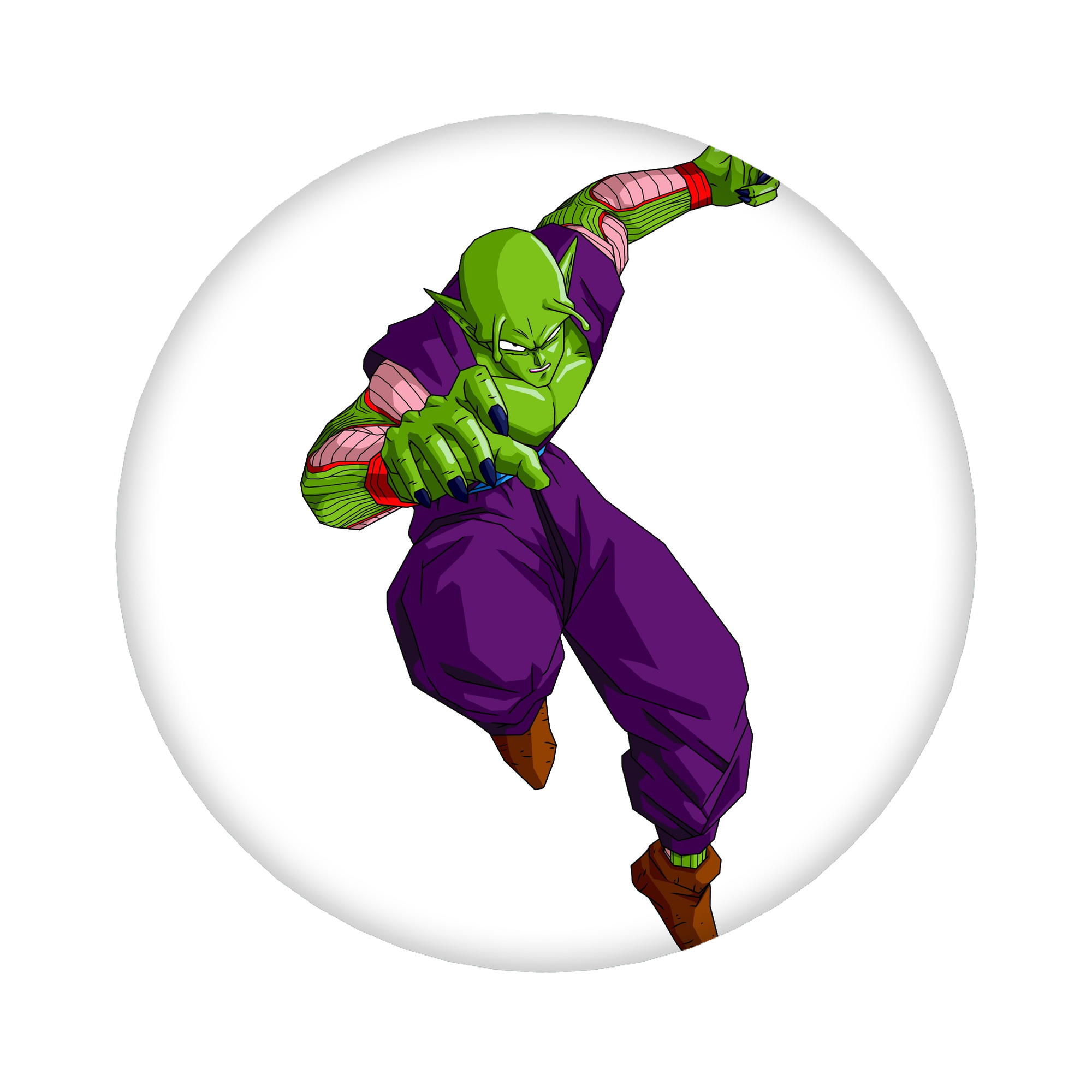 （画像用） ドラゴンボール ピッコロ DRAGON BALL Piccolo 6cm 缶バッジ 複数セット