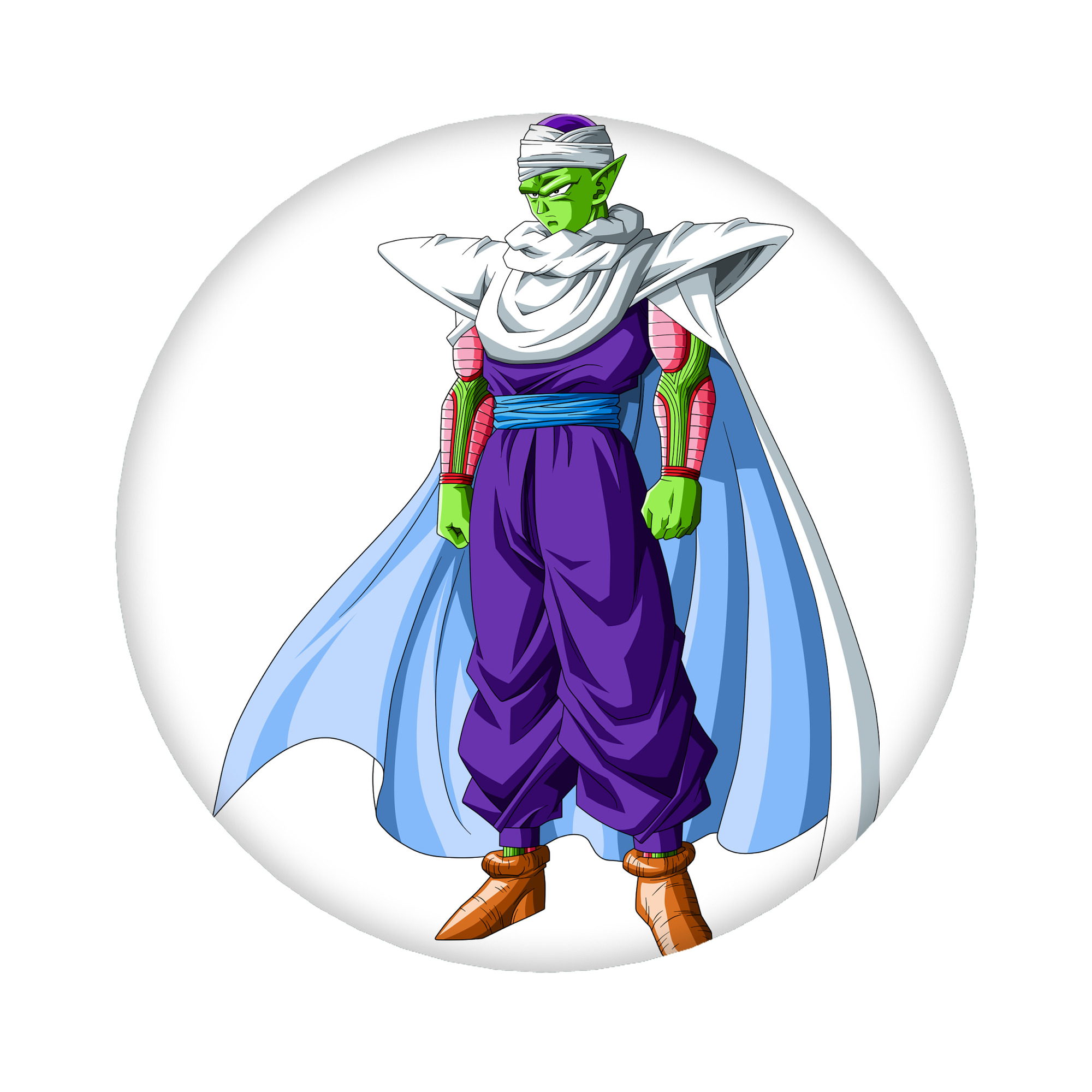 （画像用） ドラゴンボール ピッコロ DRAGON BALL Piccolo 6cm 缶バッジ 複数セット