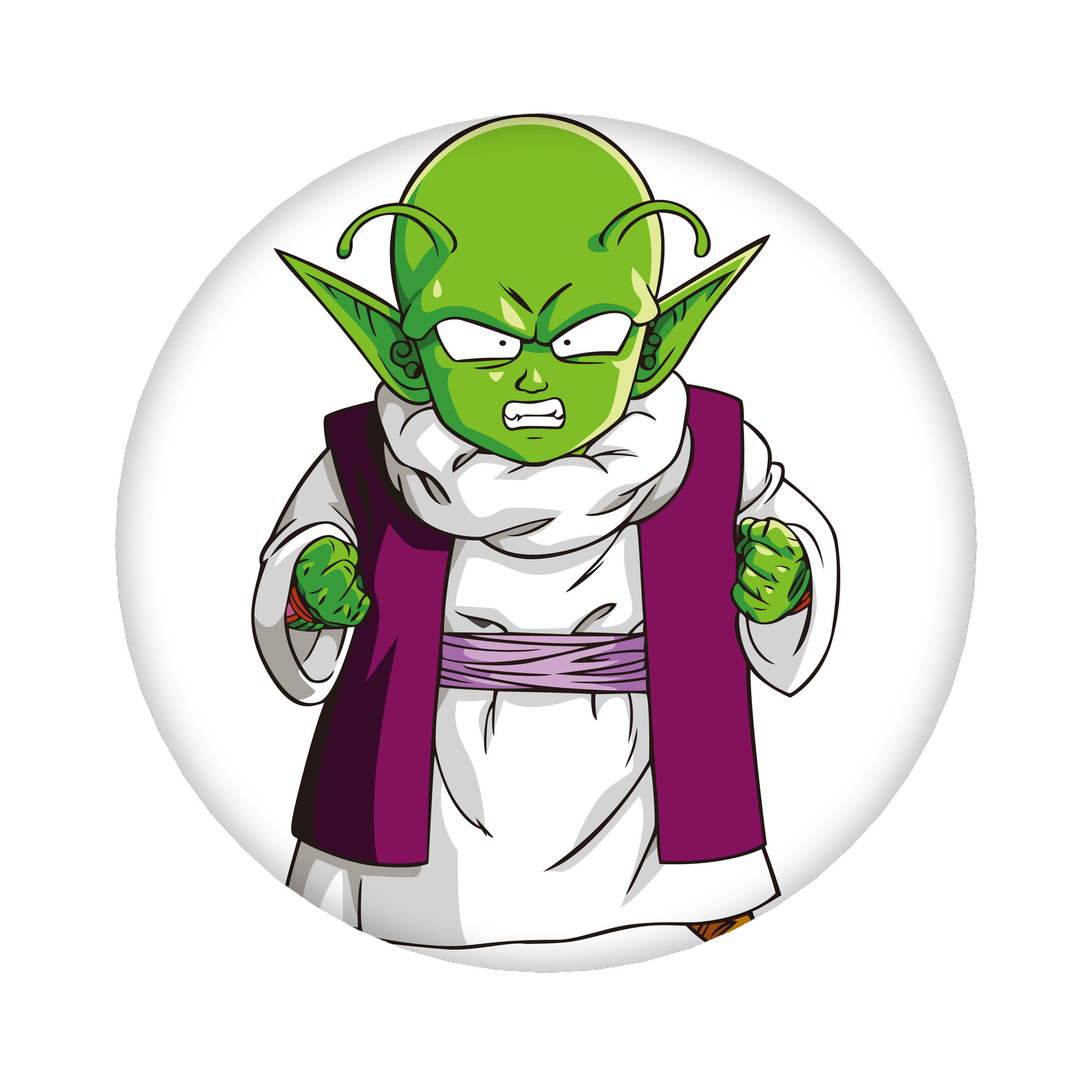 （画像用） ドラゴンボール ピッコロ DRAGON BALL Piccolo 6cm 缶バッジ 複数セット
