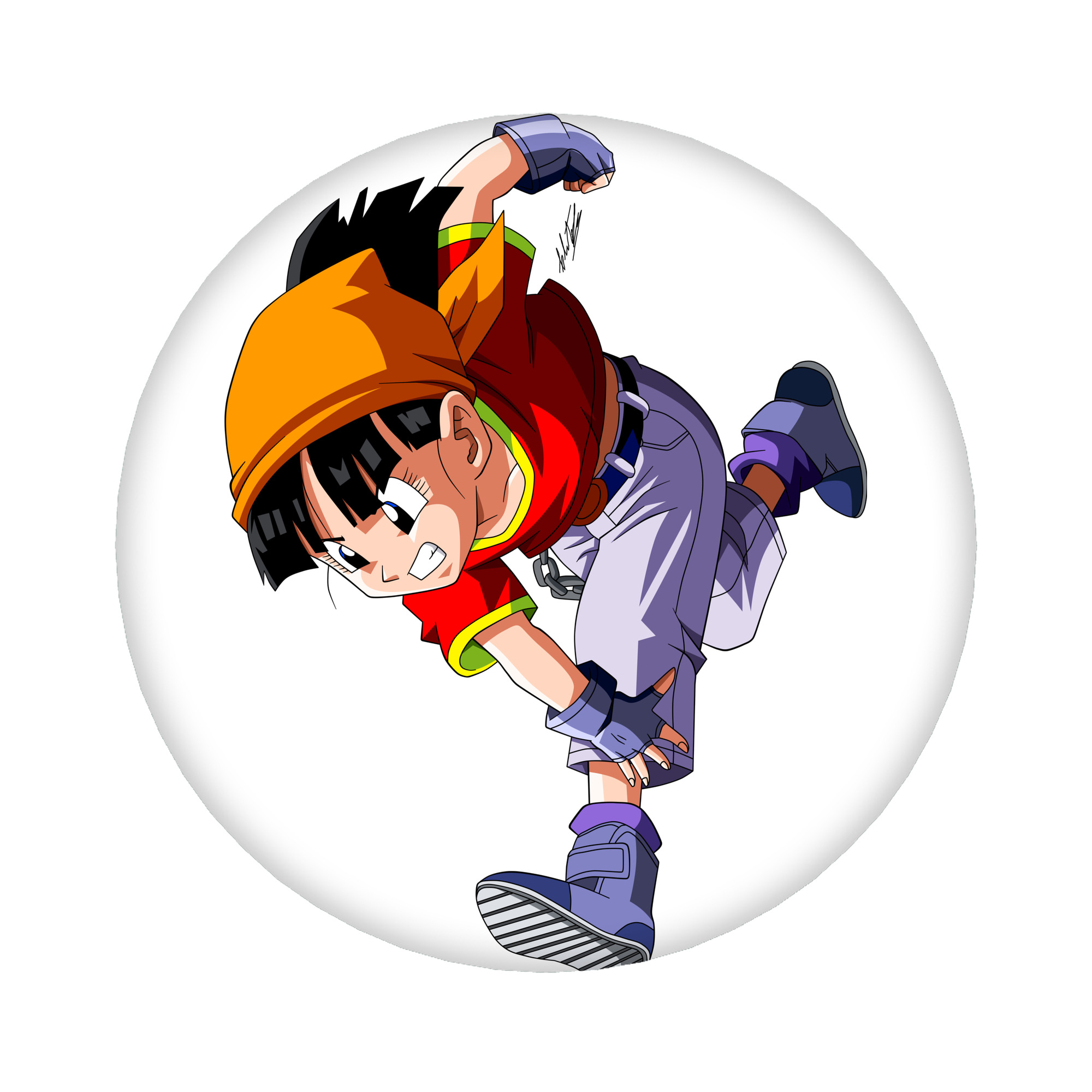（画像用） ドラゴンボール パン DRAGON BALL Pan 6cm 缶バッジ 複数セット