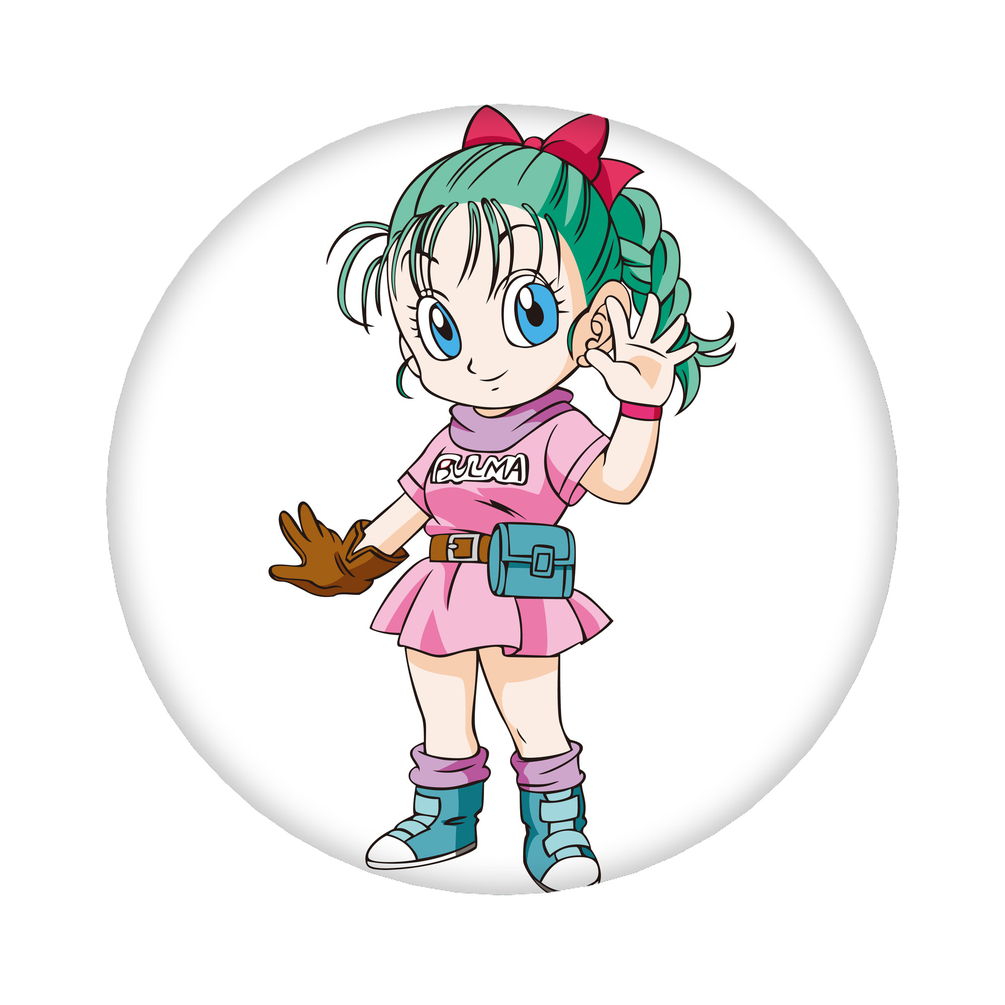（画像用） ドラゴンボール ブルマ DRAGON BALL Bulma 6cm 缶バッジ 複数セット